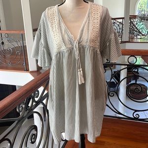 In The Heat of Summer Striped Mini Dress - Bella Ella Boutique